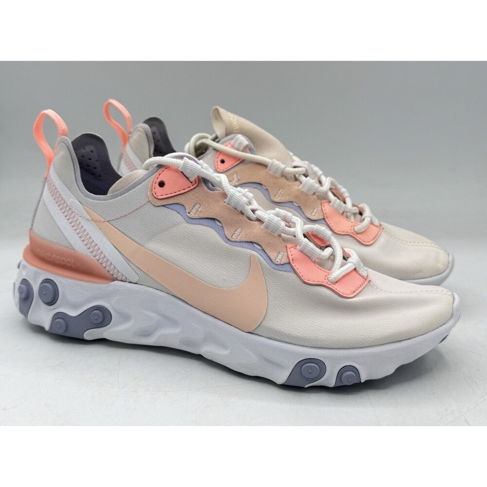 Nike React Element 55 Pale Pink W Running Shoes BQ2728-601 Women’s Size 7